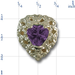 rhrt115 amethyst Bracelet Slide 